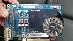 PNY GeForce GT240 video card
